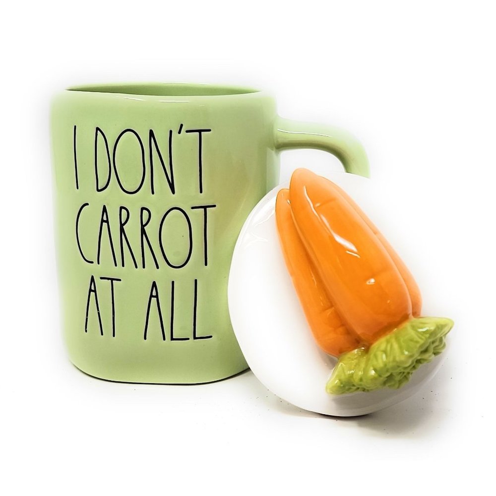 Rae Dunn Easter I Don't Carrot At All Coffee Mug - Picture 4 of 6